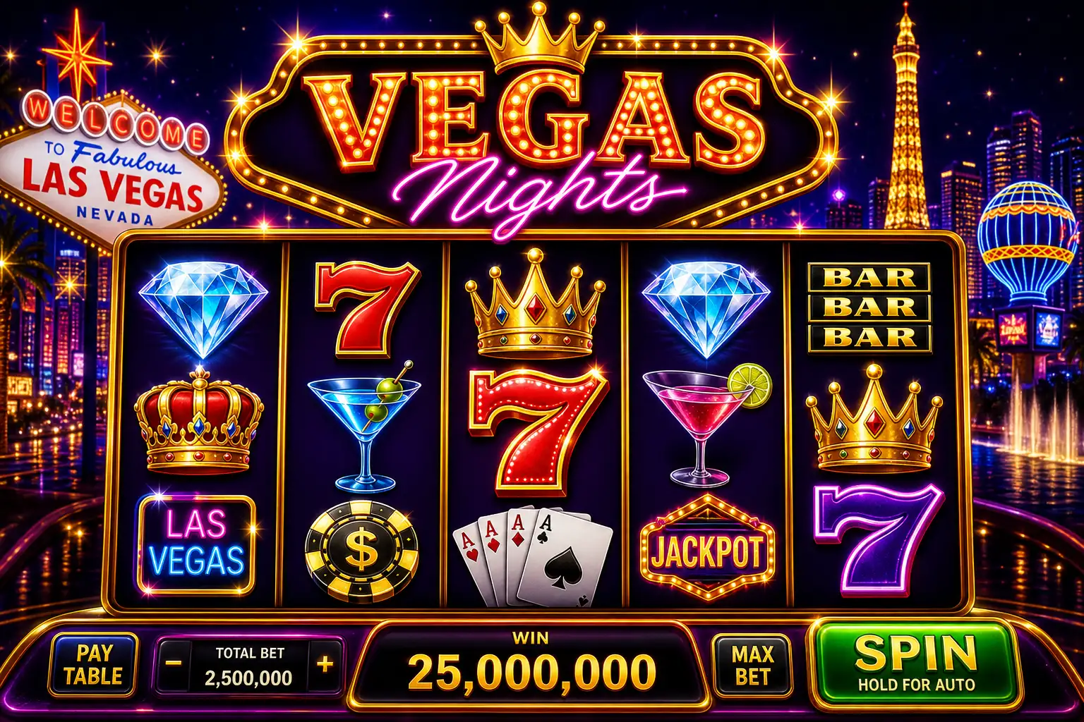 Vegas slot preview